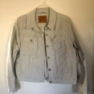 Women’s XL Levi’s Beige cotton denim style jacket